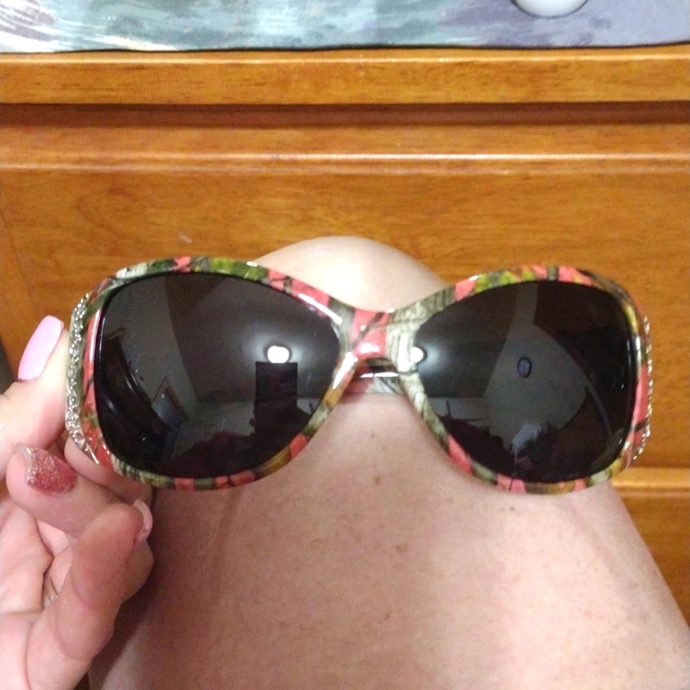 Hornz Polarized Camo Pink Sunglasses